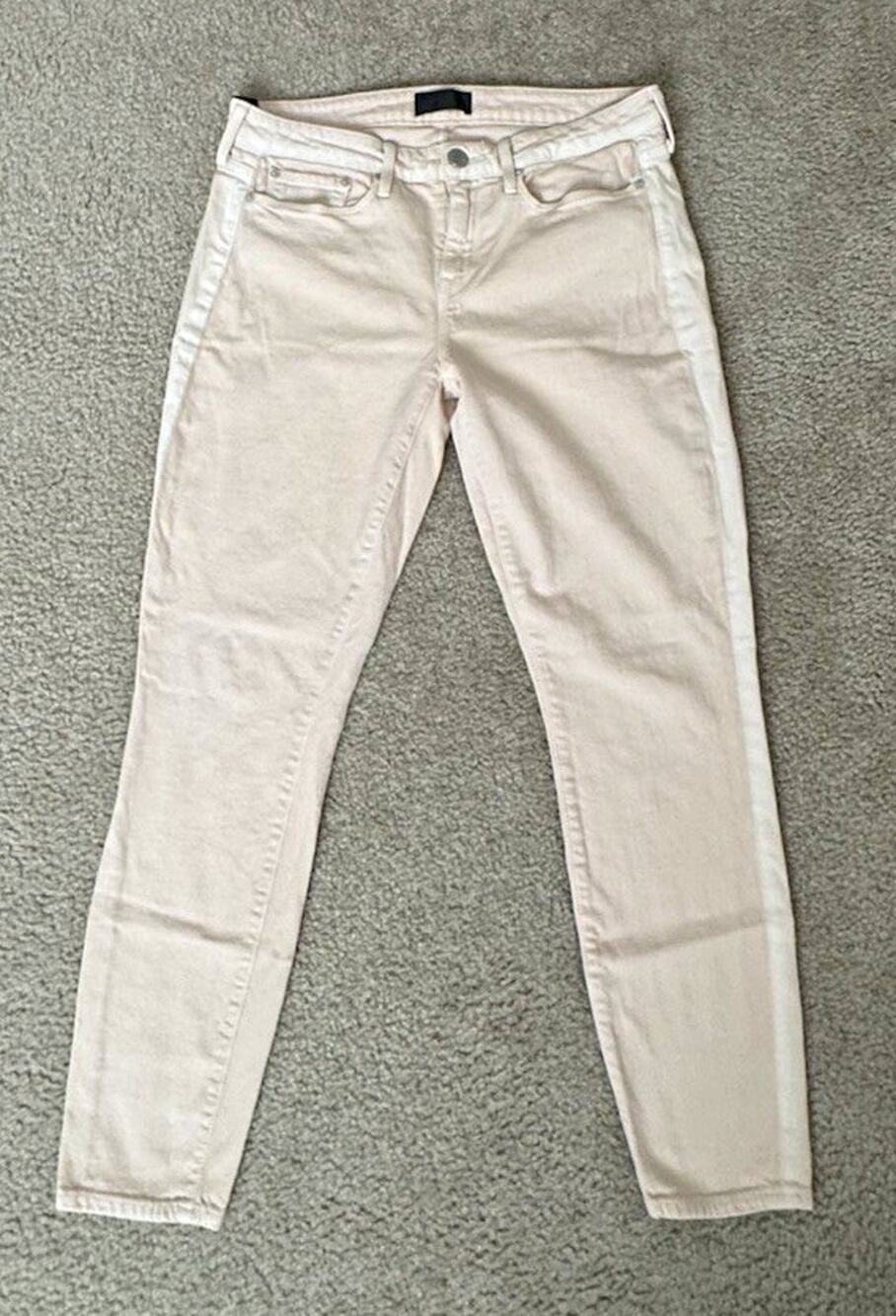Vince Women’s Size 32 Beige Skinny Jeans Stretch Cotton Blend Ankle Pants